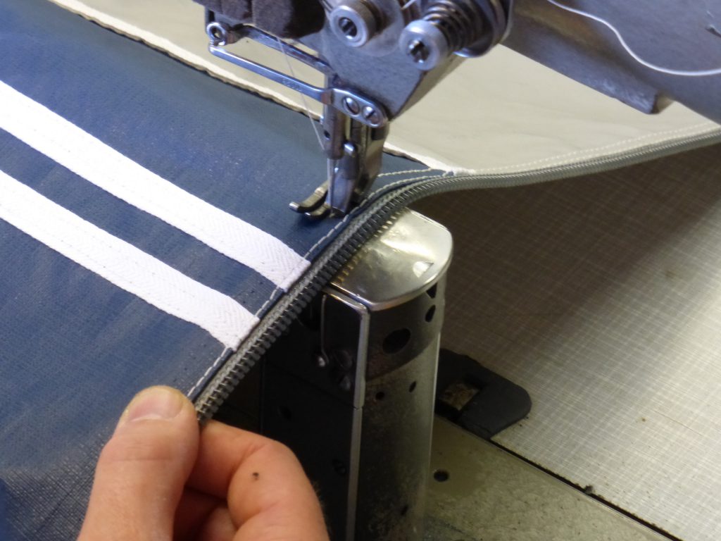 nieuwe tentrits laten plaatsen